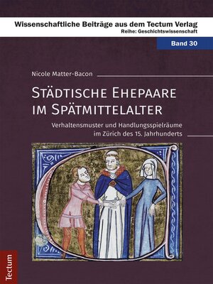 cover image of Städtische Ehepaare im Spätmittelalter